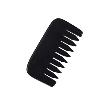 2024 Mini Natural Black Bian Stone Gua Sha Hair Scalp Massage Comb для лица и тела Скрепер Массажный инструмент