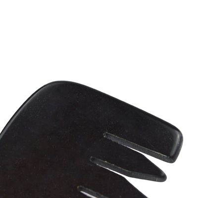 2024 Mini Natural Black Bian Stone Gua Sha Hair Scalp Massage Comb для лица и тела Скрепер Массажный инструмент