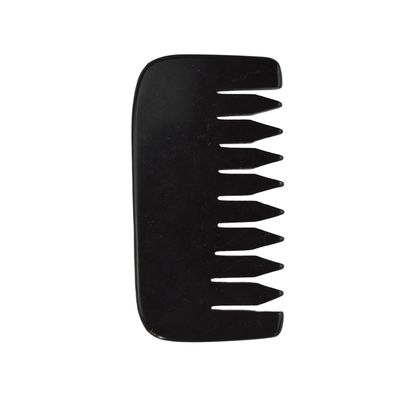2024 Mini Natural Black Bian Stone Gua Sha Hair Scalp Massage Comb для лица и тела Скрепер Массажный инструмент
