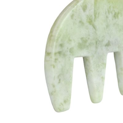 Мышечный массаж 100% натуральный Xiuyan Jade Gua Sha скреббинг гребень Guasha камень лицевой массаж тела спа массаж ухода за кожей инструмент красоты