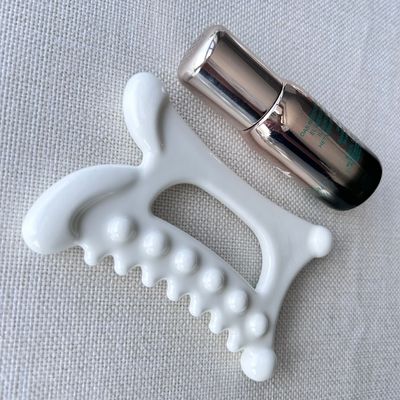 Style Керамический Гуа Ша Камень для массажа мышц на теле Шея Лицо Самостоятельное уход за кожей Спа Все тело Расслабление