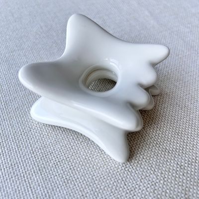 Массажное оборудование для тела Мини керамическая массажная таблетка Gua Sha для лимфатического дренажа и красоты лица