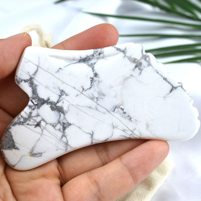 Массажное оборудование для ухода за здоровьем тела 2024 Howlite Gua Sha Скреббильная доска для инструмента красоты