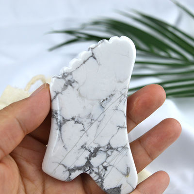 Массажное оборудование для ухода за здоровьем тела 2024 Howlite Gua Sha Скреббильная доска для инструмента красоты