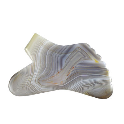 Custom Logo Availabled 100% Natural Grey Agate Gua Sha Massage Tool for Body Self Skin Care Spa Facial Lifting Beauty Equipment (Натуральный серый агат Гуа Ша) Массажное средство для самостоятельного ухода за кожей