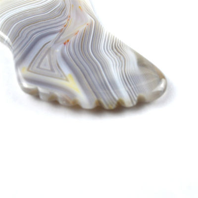 Custom Logo Availabled 100% Natural Grey Agate Gua Sha Massage Tool for Body Self Skin Care Spa Facial Lifting Beauty Equipment (Натуральный серый агат Гуа Ша) Массажное средство для самостоятельного ухода за кожей