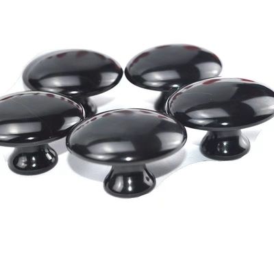 Инструмент массажа тела 2024 Black Bian Stone Large Mushroom Shape Gua Sha Массажёр для массажа лица и ухода за здоровьем 55mm*35mm