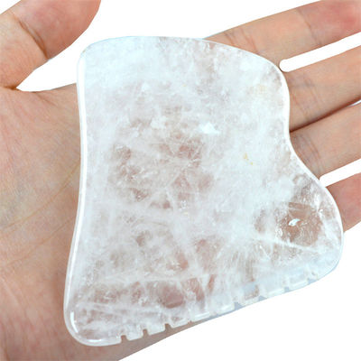 Массажное оборудование для массажа тела Полированное белое специальное Gua Sha Stone Board Jade Guasha Инструмент для расслабления мышц