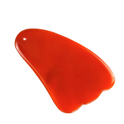 2024 Natual Carnelian Gua Sha Scraping Massage Board Красный Агат Гуаша Массажный массажник лица для всего тела