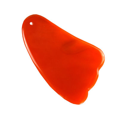 2024 Natual Carnelian Gua Sha Scraping Massage Board Красный Агат Гуаша Массажный массажник лица для всего тела