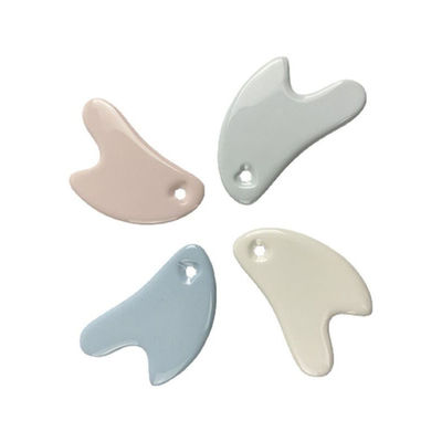 Керамическая массажная доска Gua Sha с формой белого сердца