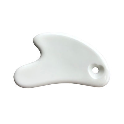 Керамическая массажная доска Gua Sha с формой белого сердца