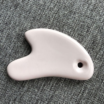 Керамическая массажная доска Gua Sha с формой белого сердца