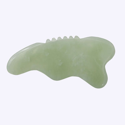 Xiuyan Jade Gua Sha Массажный инструмент для скульптуры лица Массажный массажник для тела способствует кровотоку и снижает напряжение