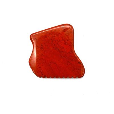 2024 Прибытие Red Jesper Gua Sha Массажный инструмент для массажа тела Полированный Технический и OEM ODM Прием
