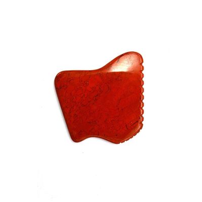 2024 Прибытие Red Jesper Gua Sha Массажный инструмент для массажа тела Полированный Технический и OEM ODM Прием