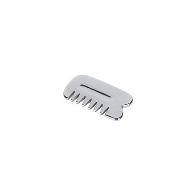 Массажник для лица Настоящий серебряный терагерц Guasha Stone Gua Sha Comb для борьбы со старением и омоложения лица