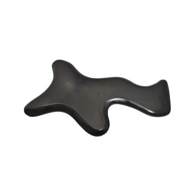 Черный Большой камень Bian Gua Sha Лимфатический дренаж Массажный инструмент для шеи Спины плечо Пояс ягодицы Телотерапия Массажный инструмент