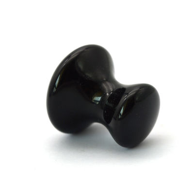 Массажный комплект с полированным натуральным нефритовым камнем с грибкообразным зеленым авентурином и черным обсидиановым камнем для гуаша