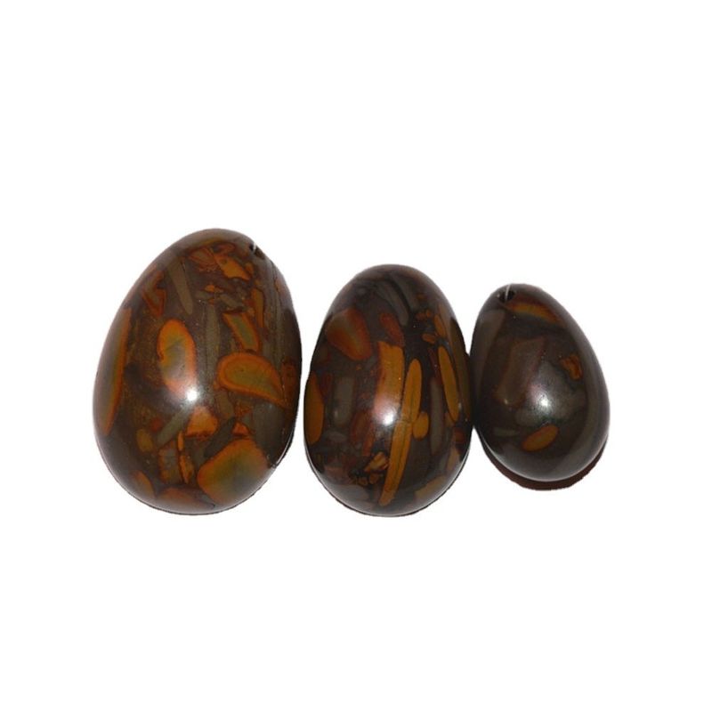Полированные традиционные натуральные сырые Nuwa Stone Jade Yoni яйца для здравоохранения OEM ODM и технических