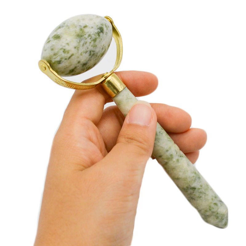 2024 100% натуральный Xiuyan Jade Omni Gua Sha Массажный ролик Guasha Body Roller Здоровье и красота Массаж Функция Функция Массаж