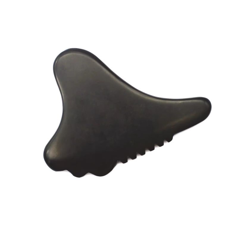 Gua Sha Tool Массажник лица Bian Stone Экологически чистый Лицо 105*77мм 114*74мм 2 шт AKBS-030 для лимфатического дренажа лица