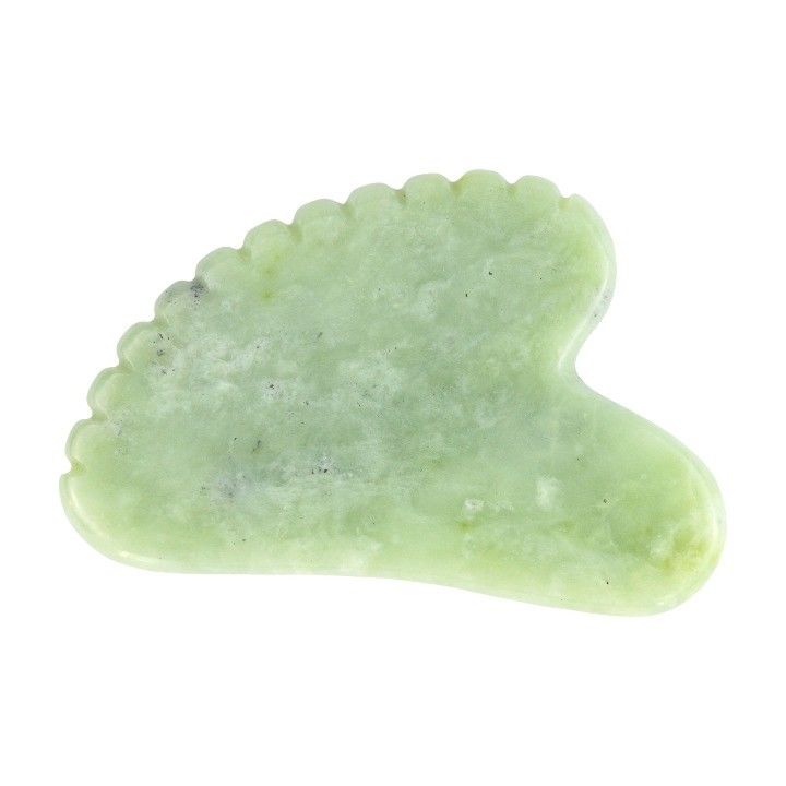 Инструмент массажа тела натуральная форма сердца Xiuyan Jade Gua Sha Скребная доска для красоты лица и здоровья кожи Spa