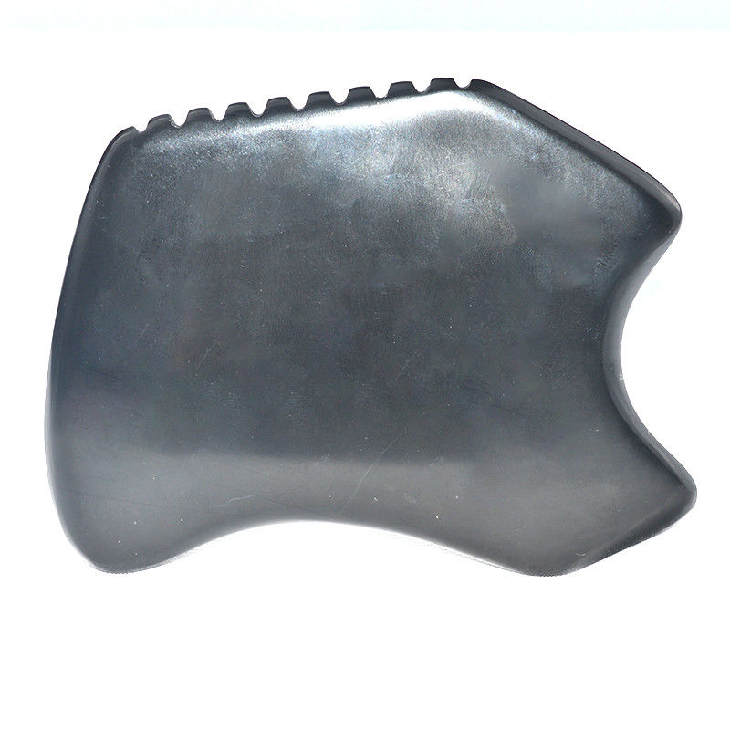 Специальная форма Gua Sha Board Природный черный Bian Stone Scraping Tool для массажа лица и тела оборудования