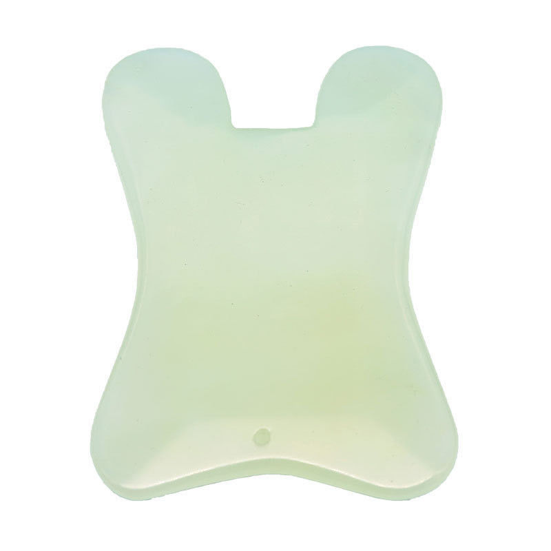 Xiuyan Jade Massage Comb Guasha Comb Guasha Scraping Scalp Comb Зеленые массажные инструменты для массажа