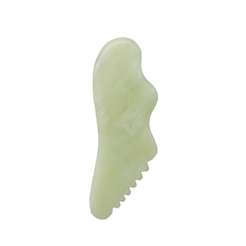 Белый Xiuyan Jade Gua Sha - музыкальный инструмент для омолаживания и расслабления лица